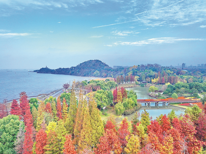 南通五山地區(qū)如今美景如畫。 許叢軍 攝