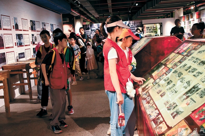 參觀匯溪記憶展覽館。