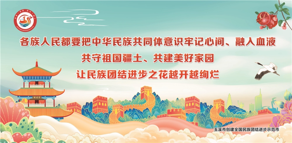 玉溪市民族團結(jié)進步宣傳海報23