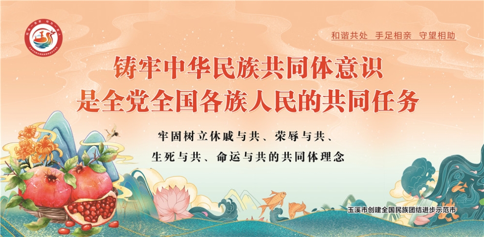 玉溪市民族團結(jié)進步宣傳海報20