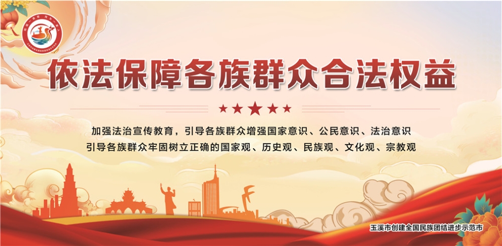 玉溪市民族團結(jié)進步宣傳海報11