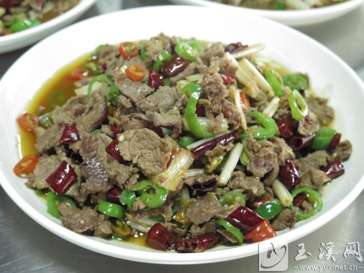 小炒羊肉。
