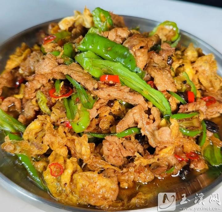 辣椒炒肉。
