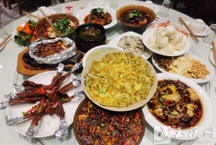 桑園飯店的美食。