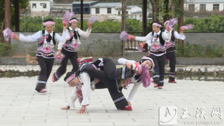 架子樂舞蹈動作“螞蟻走路”。